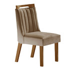 Conjunto 2 Cadeiras Lottus Estofada L J Móveis