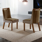 Conjunto 2 Cadeiras Lottus Tecido Pena