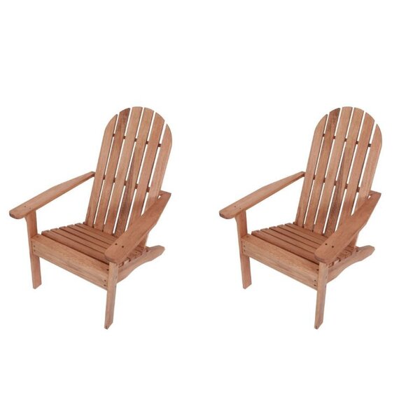 Conjunto 2 Cadeiras Madeira Maciça Adironback Madeira