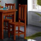 Conjunto 2 Cadeiras Madeira Maciça Castanho Rosy Shop Jm