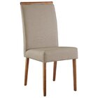 Conjunto 2 Cadeiras Madeira Maciça Havana  Imbuia Natural/mar