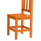 Conjunto 2 Cadeiras Madeira Maciça Marrom Rosy Shop Jm