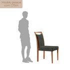 Conjunto 2 Cadeiras Madeira Maciça Safira Jade / Imbuia Natur