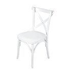 Conjunto 2 Cadeiras Madeira Maciça Tauari Cross X Texas  Bran