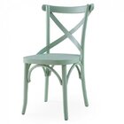 Conjunto 2 Cadeiras Madeira Maciça Tauari Cross X Texas  Oliva