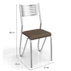 Conjunto 2 Cadeiras Nápoles Marrom