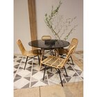 Conjunto 2 Cadeiras Nassau Em Aço E Fibra Sintética