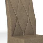 Conjunto 2 Cadeiras New Ágata Para Sala De Jantar Estofada Dj