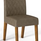 Conjunto 2 Cadeiras New Maia Para Sala De Jantar Estofada Dj