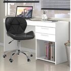 Conjunto 2 Cadeiras Office Eiffel Slim Ajustável Base Giratór