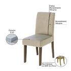 Conjunto 2 Cadeiras Padua Em Tecido De Veluplus