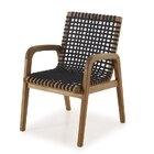 Conjunto 2 Cadeiras Para Jardim Em Madeira E Corda Náutica Co