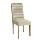 Conjunto 2 Cadeiras Para Sala De Jantar Cad157 Freijo/bronze/