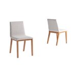 Conjunto 2 Cadeiras Para Sala De Jantar Dima Cinza