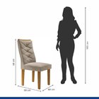 Conjunto 2 Cadeiras Para Sala De Jantar Germany Espresso Móve