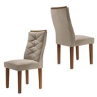 Conjunto 2 Cadeiras Para Sala De Jantar Germany Espresso Móve