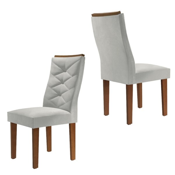 Conjunto 2 Cadeiras Para Sala De Jantar Germany Espresso Móve