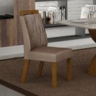 Conjunto 2 Cadeiras Para Sala De Jantar Ilheus Freijó/camurça