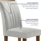 Conjunto 2 Cadeiras Para Sala De Jantar Laguna Espresso Móvei