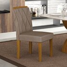 Conjunto 2 Cadeiras Para Sala De Jantar Lorena Freijó/camurça