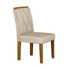 Conjunto 2 Cadeiras Para Sala De Jantar Lorena Freijó/palha