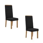 Conjunto 2 Cadeiras Para Sala De Jantar Nice Espaldar Mel/pre