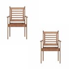 Conjunto 2 Cadeiras Pink Sands Madeira Maciça