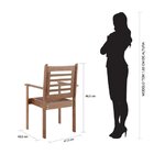 Conjunto 2 Cadeiras Pink Sands Madeira Maciça