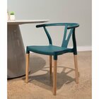 Conjunto 2 Cadeiras Polipropileno Wishbone Yescasa Verde Escu