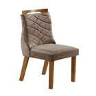 Conjunto 2 Cadeiras Porto Estofada L J Móveis