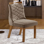 Conjunto 2 Cadeiras Porto Estofada L J Móveis