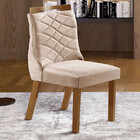 Conjunto 2 Cadeiras Porto Estofada L J Móveis