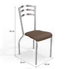 Conjunto 2 Cadeiras Portugal Marrom