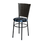 Conjunto 2 Cadeiras Preta Para Cozinha Hawai Café Com Assento