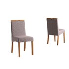 Conjunto 2 Cadeiras Romana Capuccino Capuccino