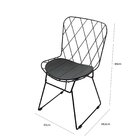 Conjunto 2 Cadeiras Rotterdam  Preto