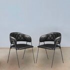 Conjunto 2 Cadeiras Sala Jantar Veneza Preto