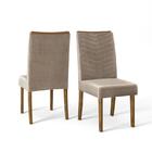 Conjunto 2 Cadeiras Serena Para Sala De Jantar Dj Móveis