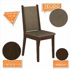 Conjunto 2 Cadeiras Seul Imbuia/suede Capuccino - Móveis Arap