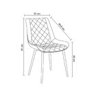 Conjunto 2 Cadeiras Tábata Preto