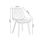 Conjunto 2 Cadeiras Tainá   Caramelo