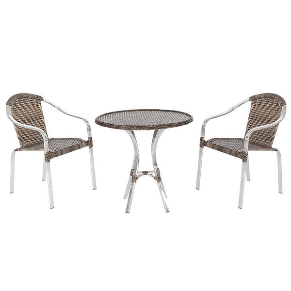 Conjunto 2 Cadeiras Toquio 1 Mesa Alta Toquio Para Área Exter