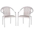 Conjunto 2 Cadeiras Toquio Para Área Externa Em Aluminio E Fi