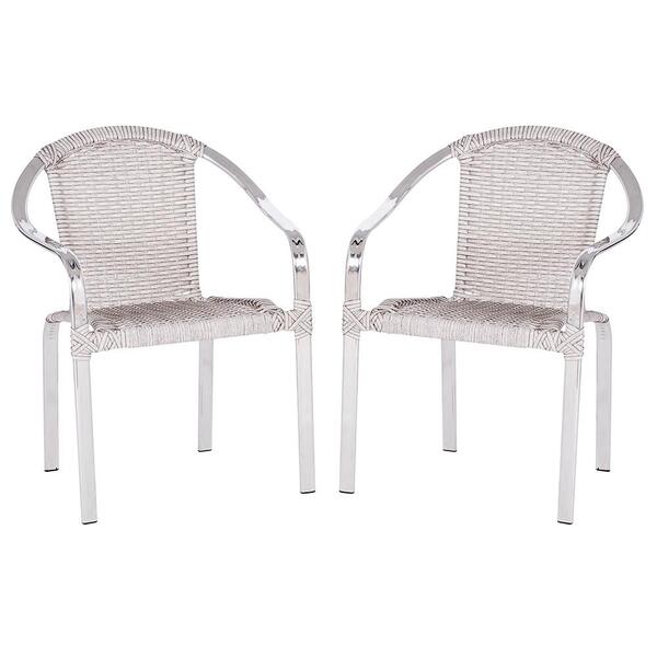 Conjunto 2 Cadeiras Toquio Para Área Externa Em Aluminio E Fi