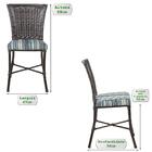 Conjunto 2 Cadeiras Turquia Pedra Ferro A17 Fibra Trama Fecha