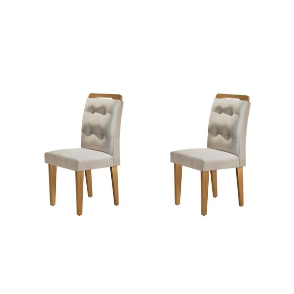 Conjunto 2 Cadeiras Valentina Rufato Esmeralda/imbuia