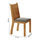 Conjunto 2 Cadeiras Veludo Sala De Jantar Kate Viero