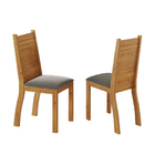 Conjunto 2 Cadeiras Veludo Sala De Jantar Kate Viero