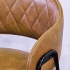 Conjunto 2 Cadeiras Veneza 81cm X 54cm X 45cm Caramelo/preto