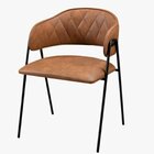 Conjunto 2 Cadeiras Veneza 81cm X 54cm X 45cm Caramelo/preto